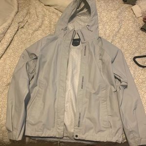 Women’s Light Gray North Face Rain Jacket